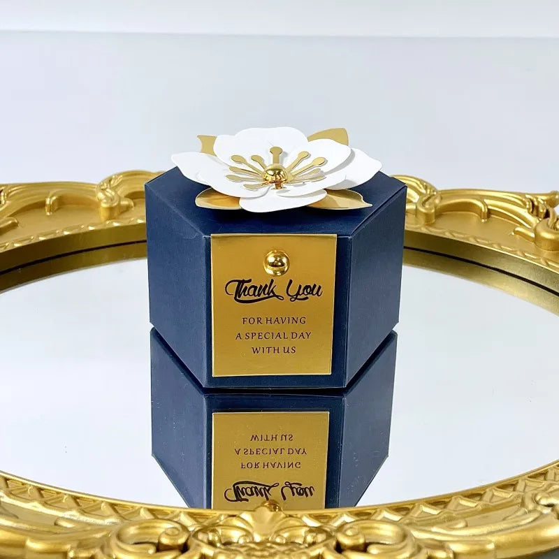 Creative flower hexagonal gift box 20/50pcs