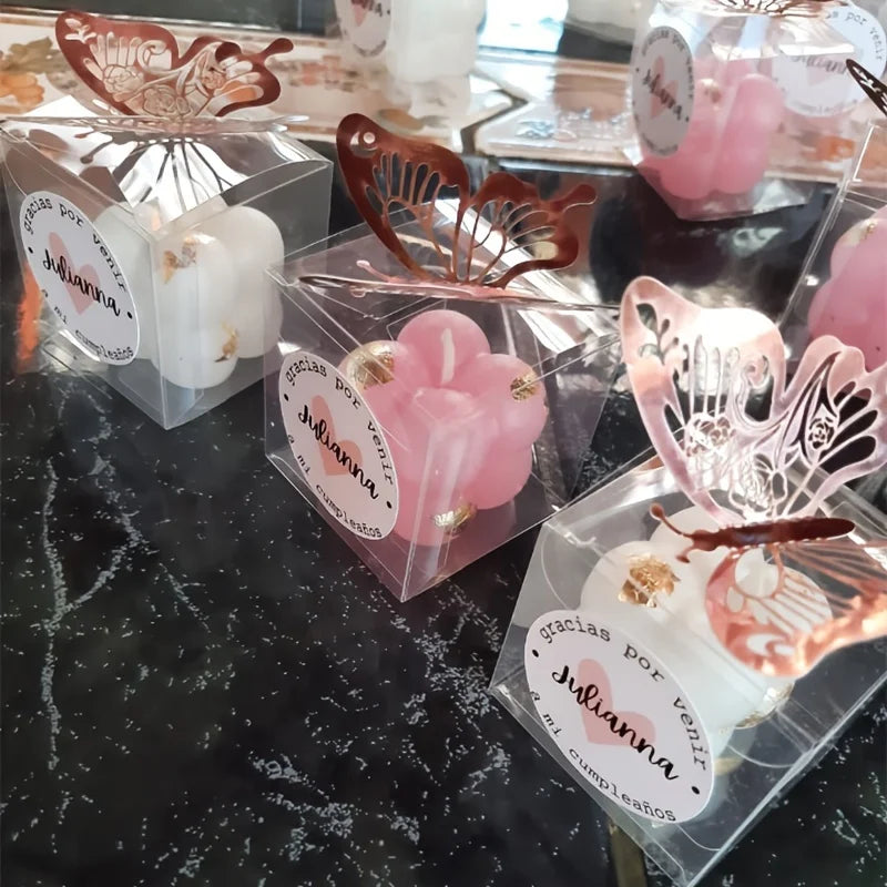 50PCS Transparent gift box 5*5*5cm