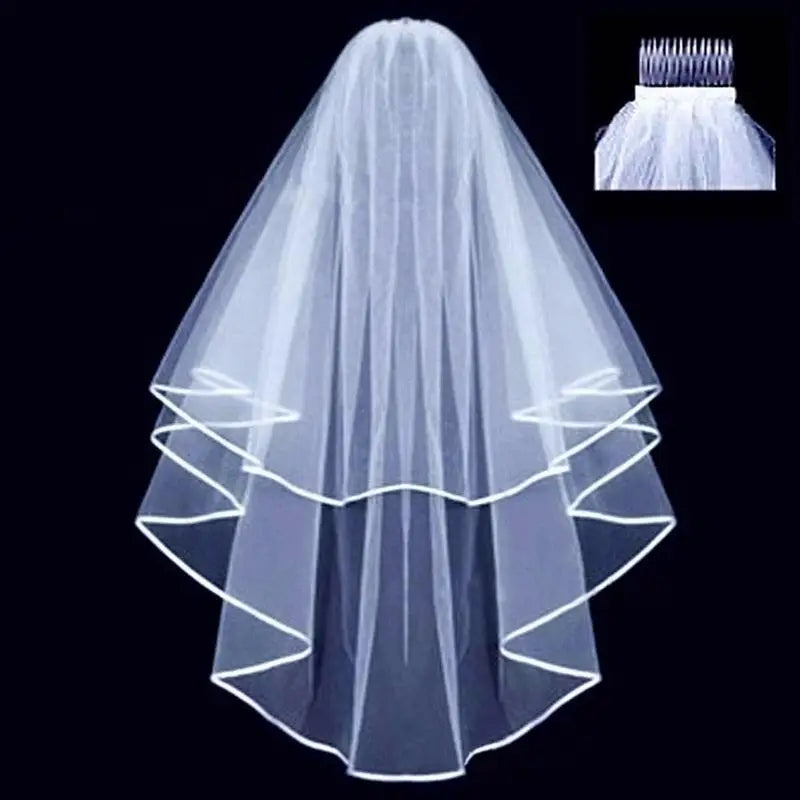 Short Tulle Wedding Veils