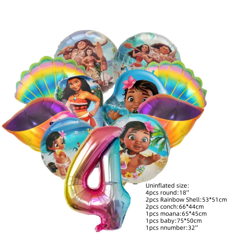 Moana Balloons Set
