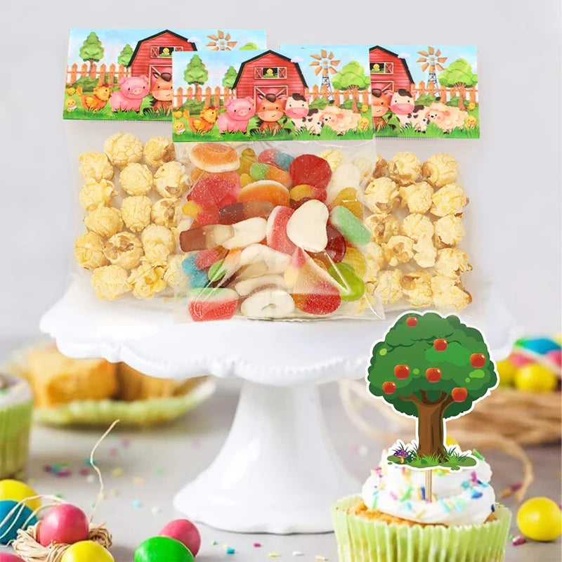 Farm Animals Goodie Candy Bags Farm 30/50pcs