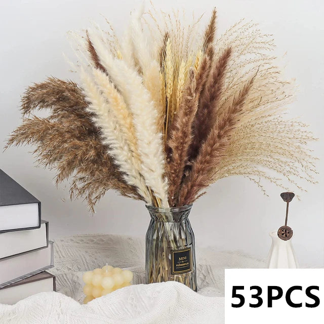 Natural Pampas Grass Dried Flower Bouquet