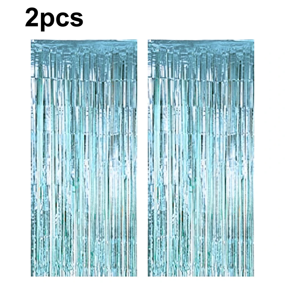 Balloon curtain gold bright 2M X 1M