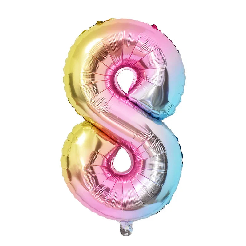 Rainbow Unicorn Balloon 32 inch 1Set