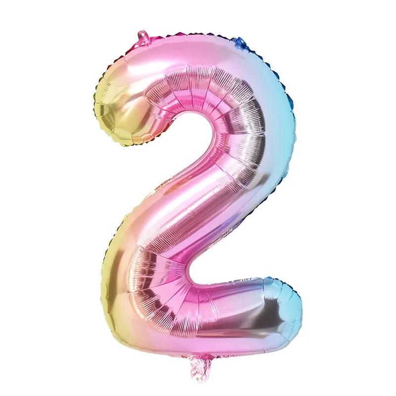 Rainbow Unicorn Balloon 32 inch 1Set