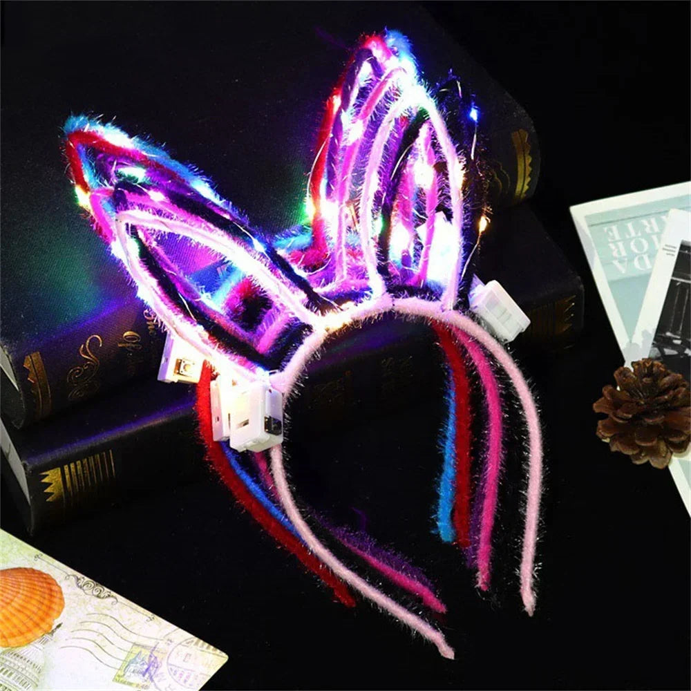 LED Light-up Bow Headba 5/1pcs