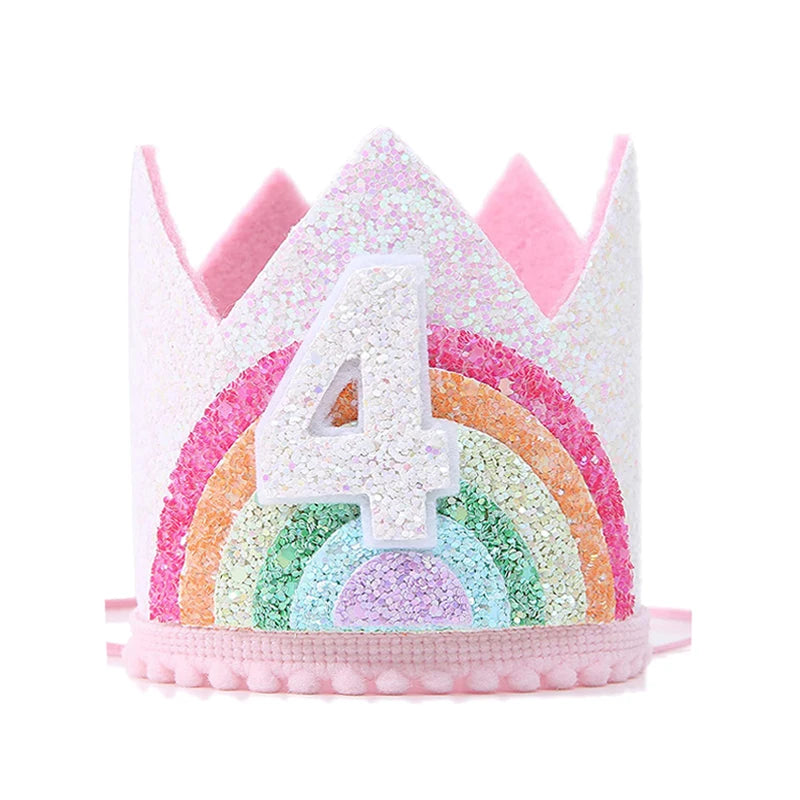 Crown hat kids 1 2 3 Year 1st