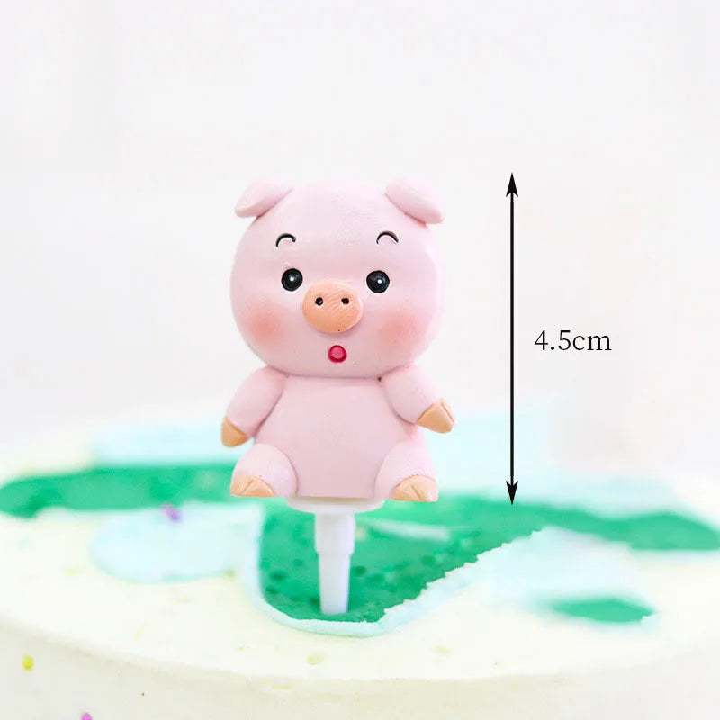 Farm animal party cake decoration 1pcs