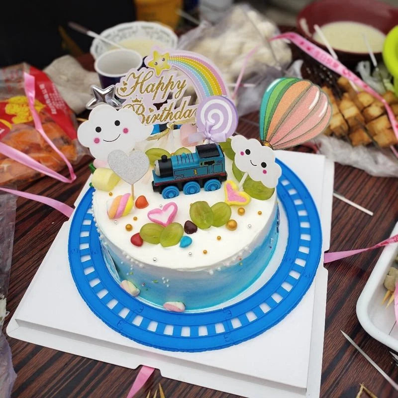 Track , Railway Train cake decoration