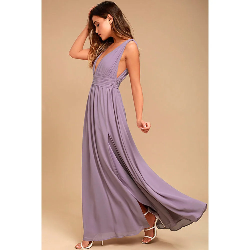 Siline Backless Maxi Summer Dress