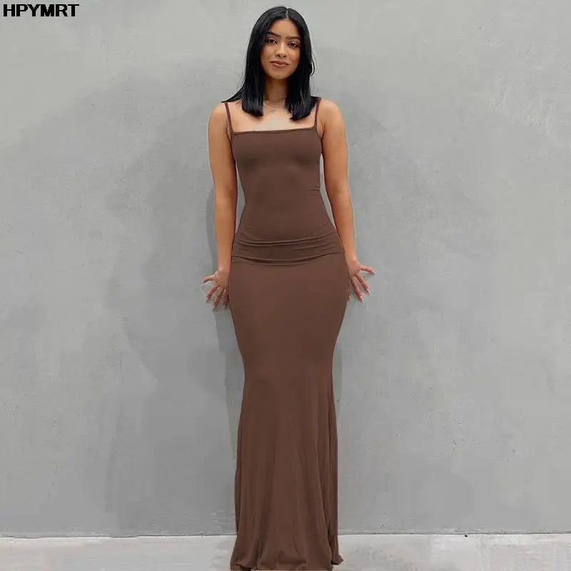 Eleana Satin Slip Maxi Dress
