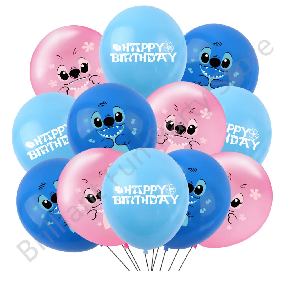 Lilo & Stitch Party Balloon 12Inch / 12Pcs
