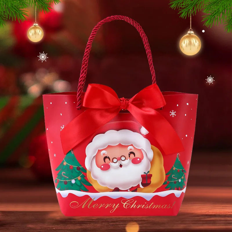 12/48pcs Creative Xmas Treat & Gift Bags