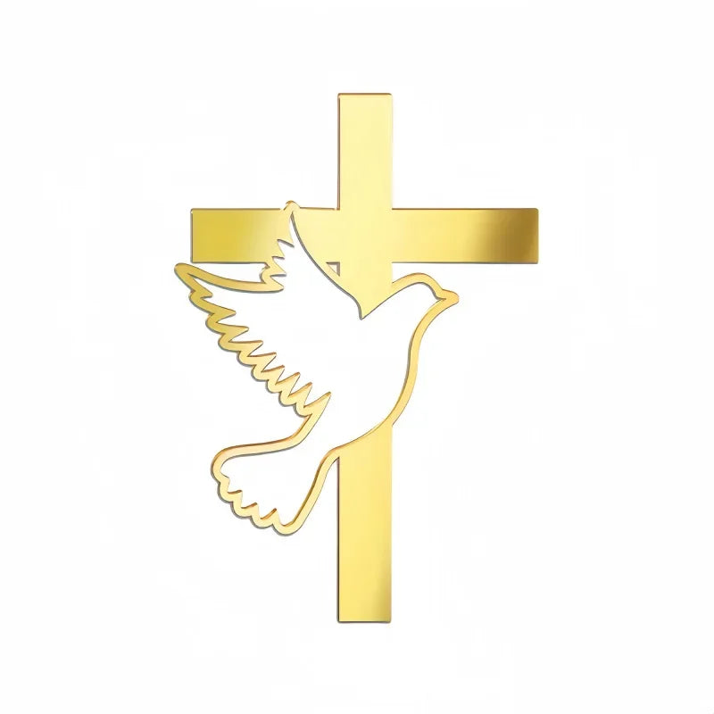Baptism Cross cake Topper