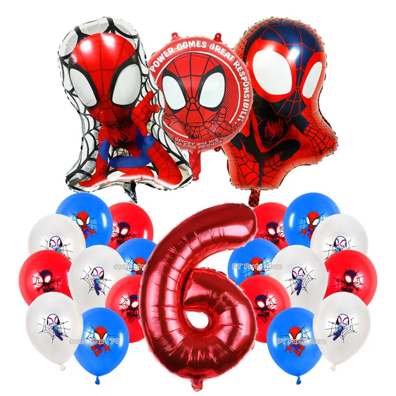 SpiderMan Theme Decoration