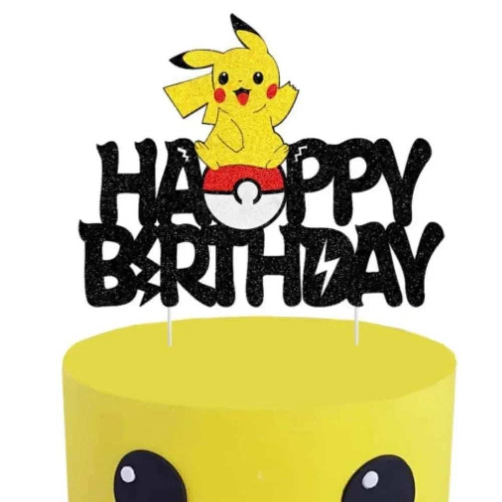 Pokemon & Pikachu Cake Topper Decoration