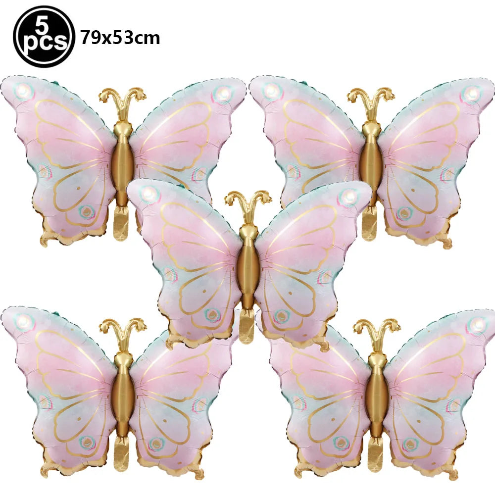 Colorful Butterfly balloons 5pcs