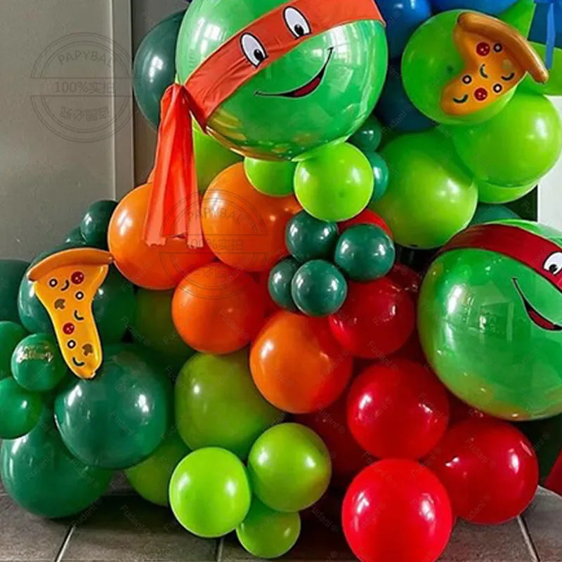 Green Ninja theme decorations