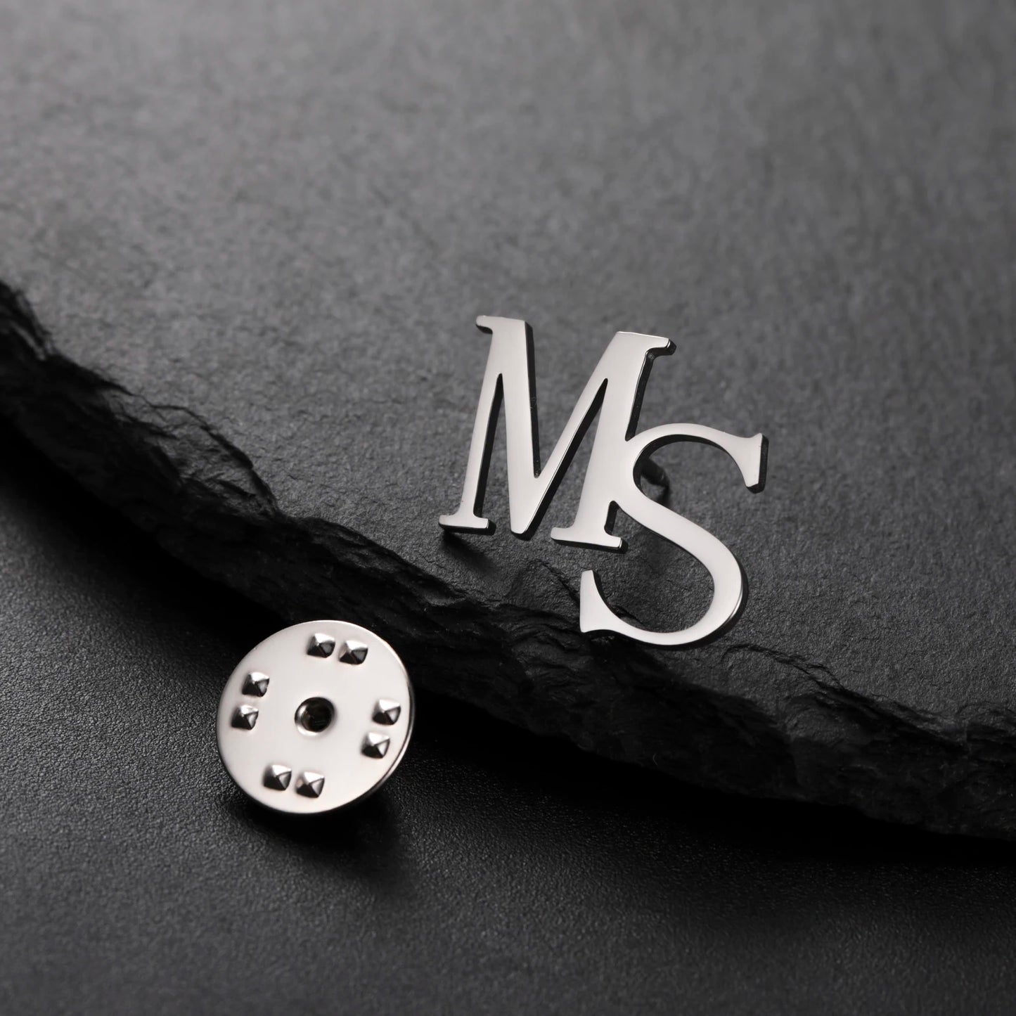 Custom Initials Brooch