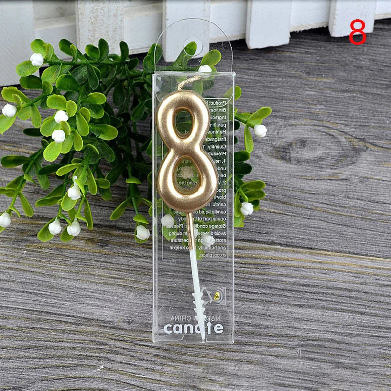 1Pcs number cake topper candles