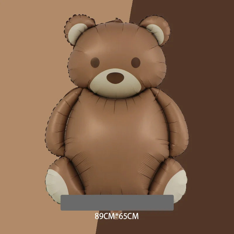Frosted Bear Retro Love Balloon