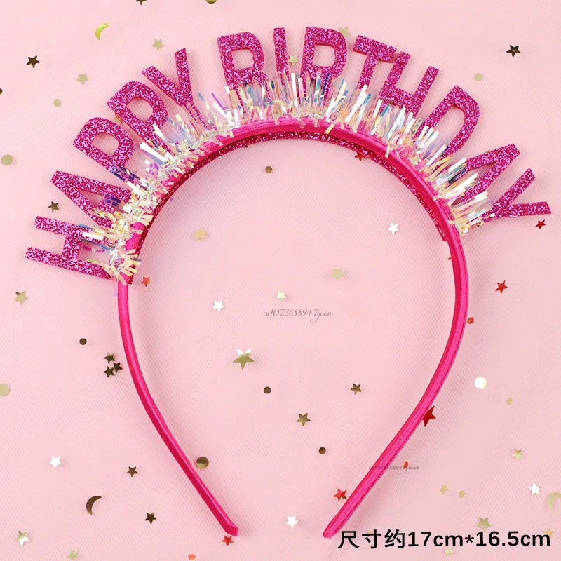 Headband birthday party decorations