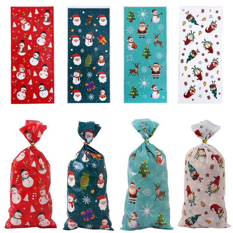 50pcs Christmas Candy Bags