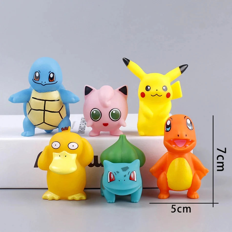 13PCS Pokémon Pikachu Cake Topper Set