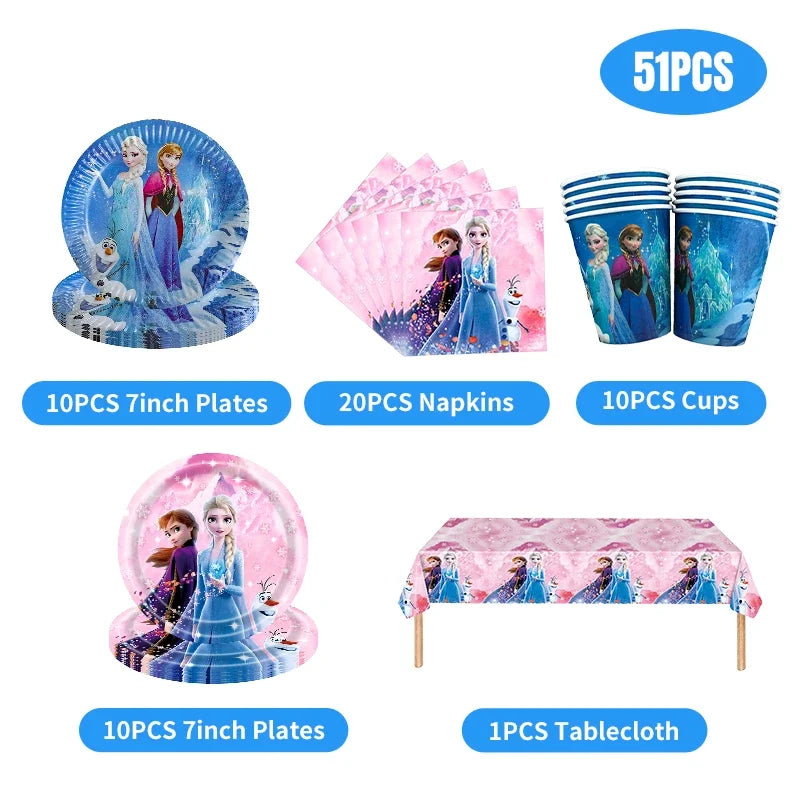 Elsa and Anna Frozen Decorations