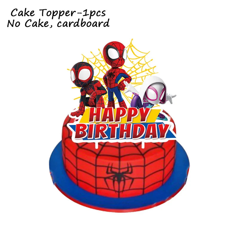 SpiderMan Theme Decoration