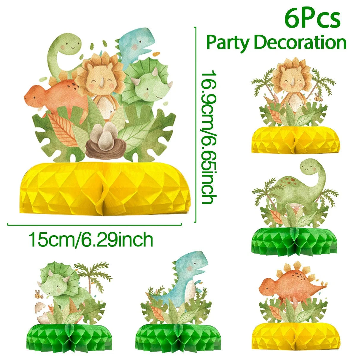 Dinosaur disposable tablecloth party decoration