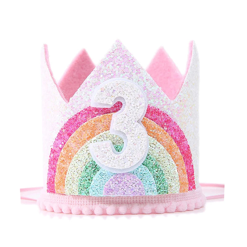 Crown hat kids 1 2 3 Year 1st