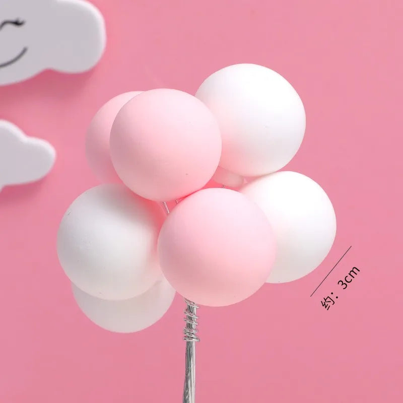 Pink Bbue Bear cake decorating