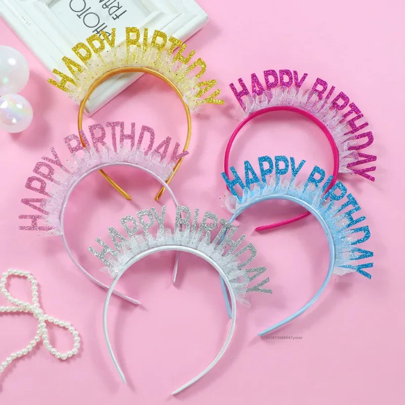 Headband birthday party decorations
