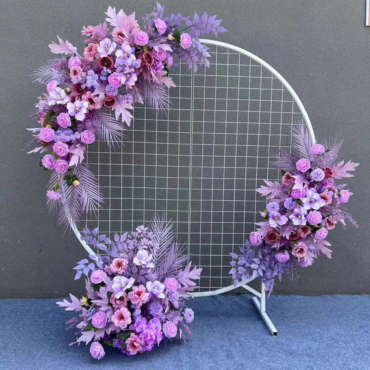 Artificial Crescent Flower Table & Arch Decoration