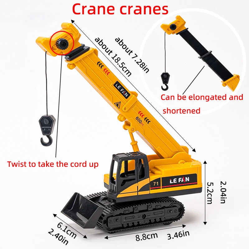 Engineering-vehicles for cake decoration