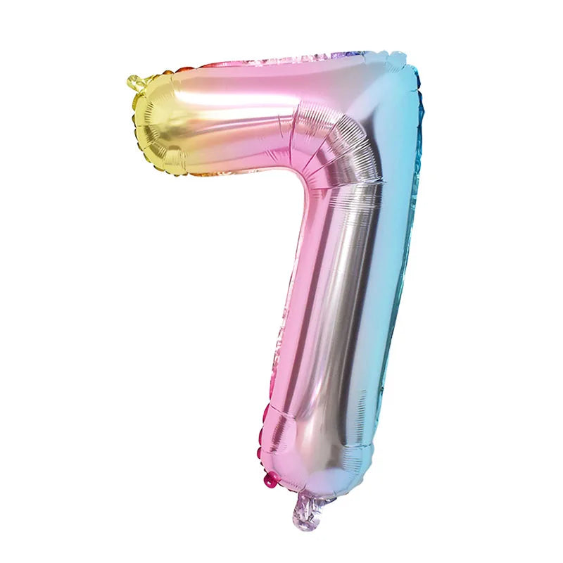 Rainbow Unicorn Balloon 32 inch 1Set