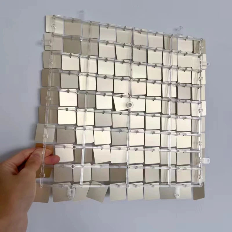 90x180cm Matte Gold Sequin Wall Backdrop