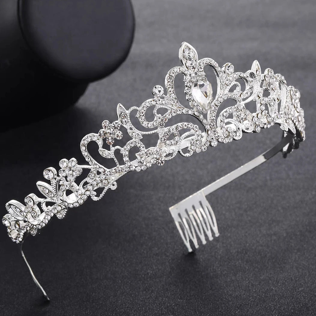 Crystal tiara Rhinestone crown