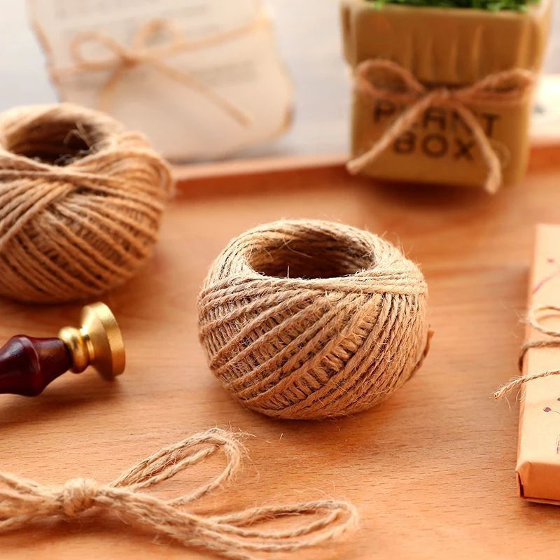 Vintage natural hemp rope