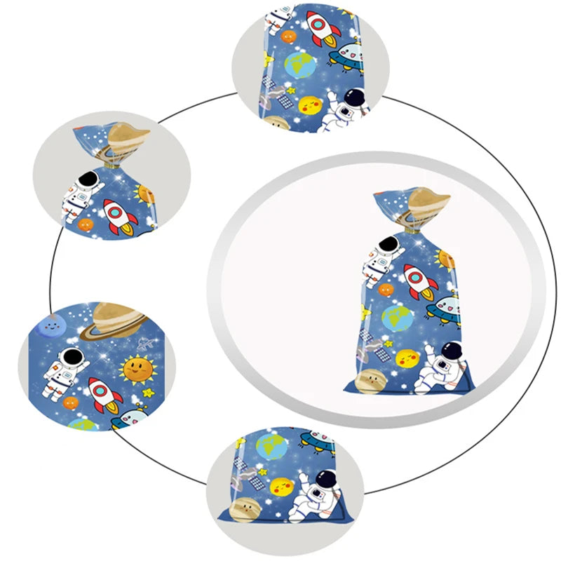 Candy bag Space Astronaut theme 50pcs