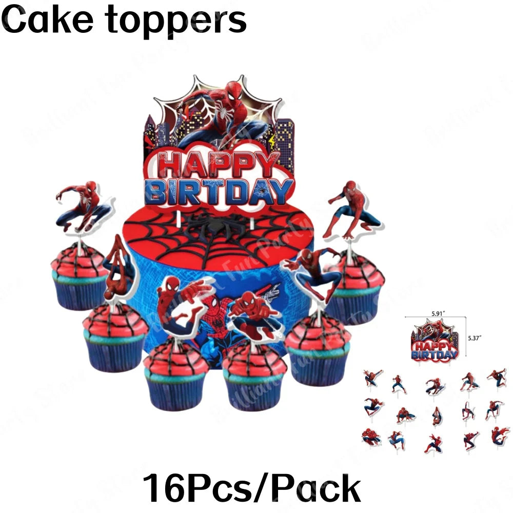 Spiderman theme decorations