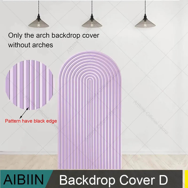 Arch backdrop cover fabric