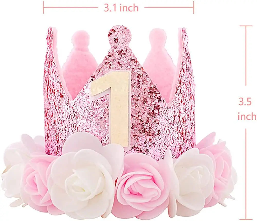 One Year Pink crown hat