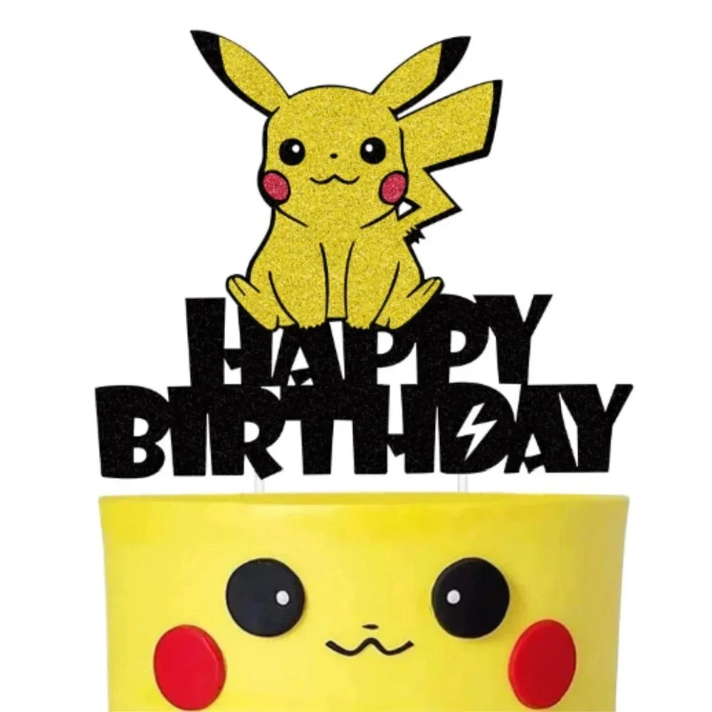 Pokemon & Pikachu Cake Topper Decoration