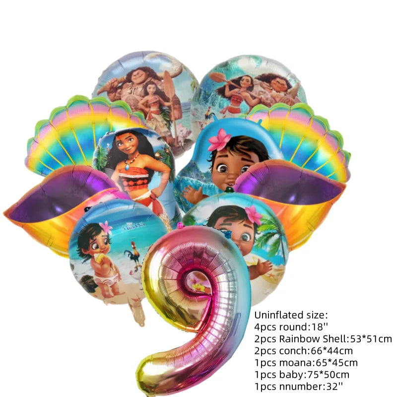 Moana Balloons Set