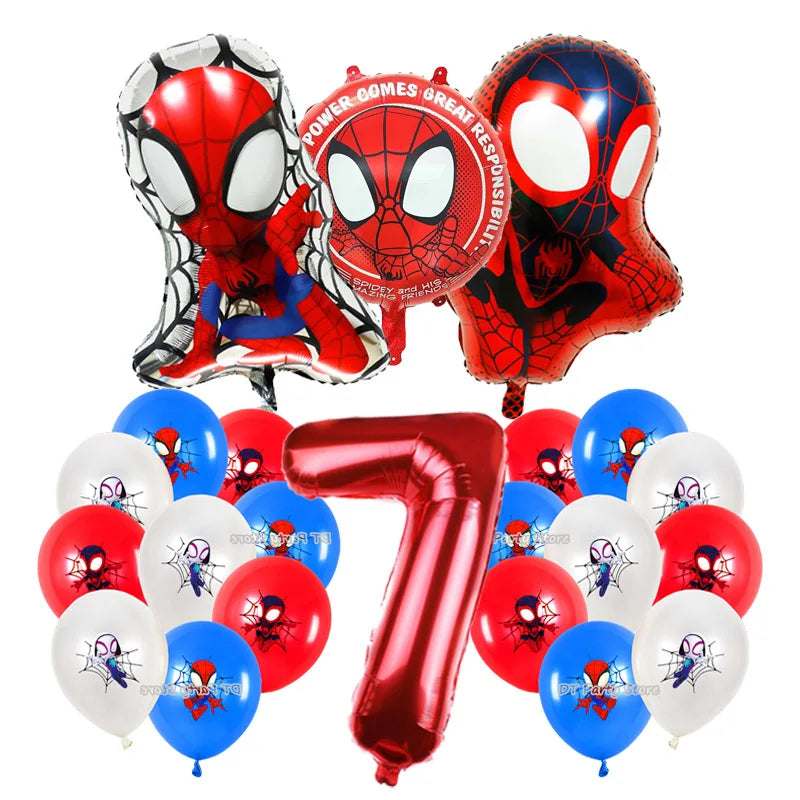SpiderMan Theme Decoration