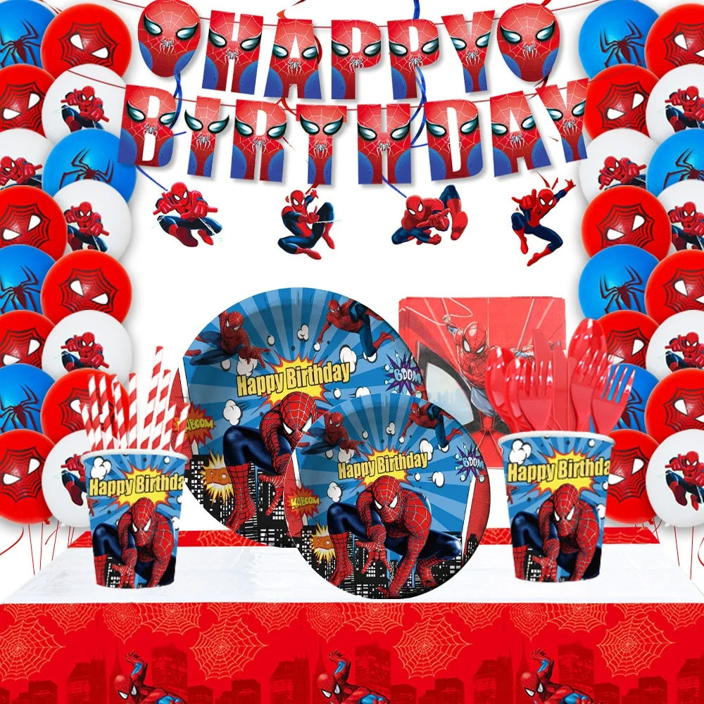 Spiderman theme decorations