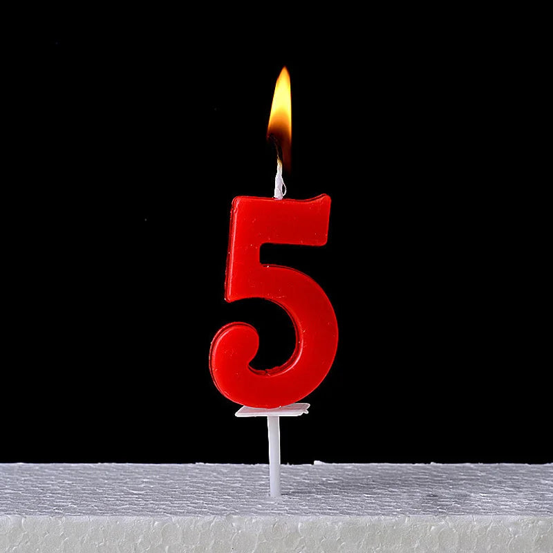 1Pcs number cake topper candles