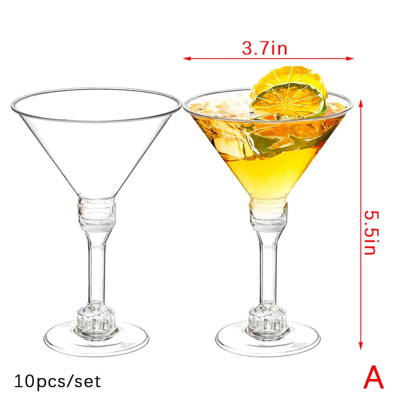 Mini disposable plastic cups 5/10pc